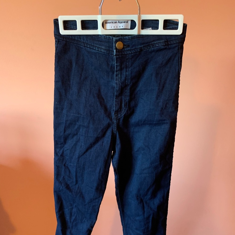 AMERICAN APPAREL HIGH-WAISTED JEGGINGS
